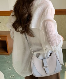 合皮切り替え2WAYショルダーバッグ