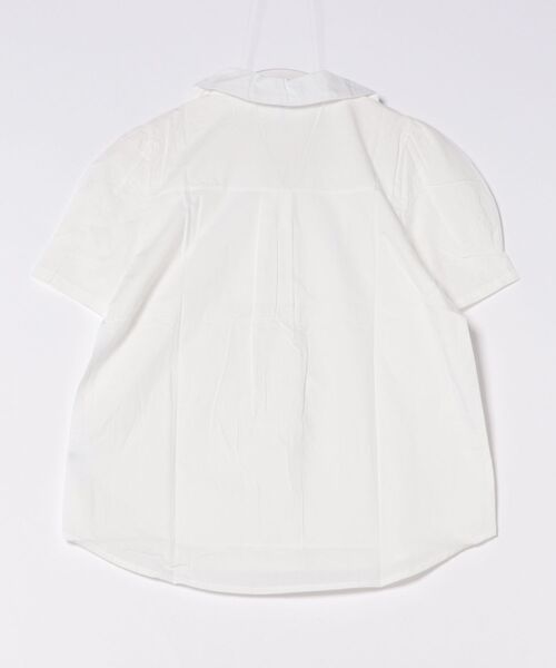 Lace Ladies(レースレディース)の「ソリッドカラー くるみボタン 開襟 パフスリーブ ブラウス(シャツ/ブラウス・レディース・アイボリー/グリーン/イエロー・M/XL)」の18枚目の写真
