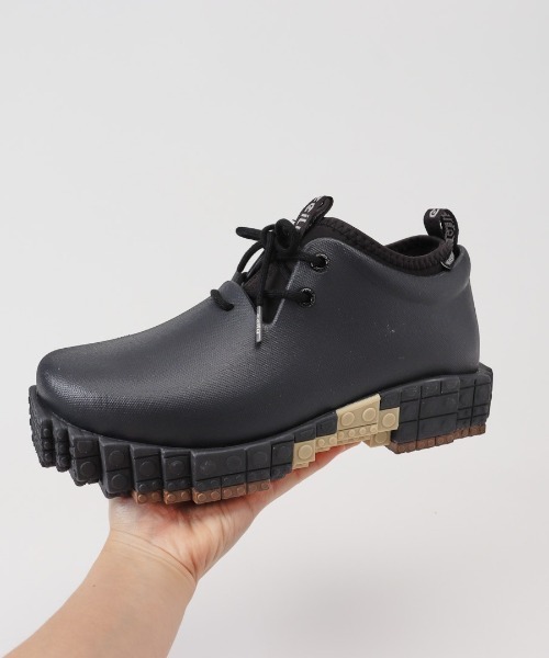 ccilu PANTOO コーヒー防水ブロックスニーカー（レインシューズ  