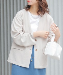 【ヴィンテージ】セットアップ　ノーカラージャケット×スカート古着usedAS90 レディース ジャケット スカート チェック柄 昭和 80年代 90年代