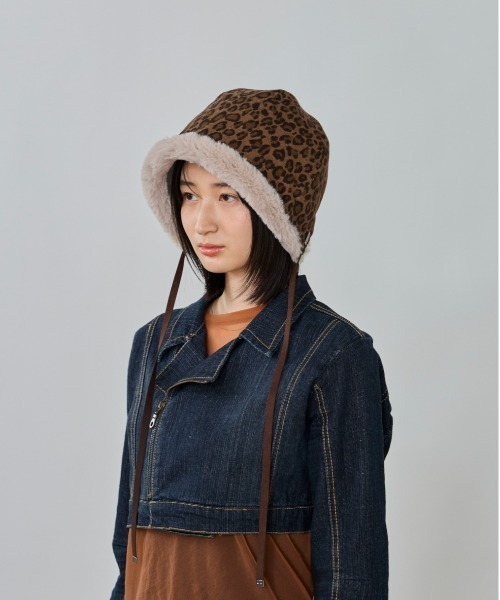 OVERRIDE(オーバーライド)の「OVERRIDE CORD PATTERN BONNET SGP / オーバーライド(ハット・レディース・ベージュ/ネイビー/ブラック・M/57.5cm)」の9枚目の写真