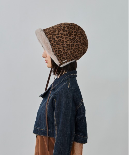 OVERRIDE(オーバーライド)の「OVERRIDE CORD PATTERN BONNET SGP / オーバーライド(ハット・レディース・ベージュ/ネイビー/ブラック・M/57.5cm)」の10枚目の写真