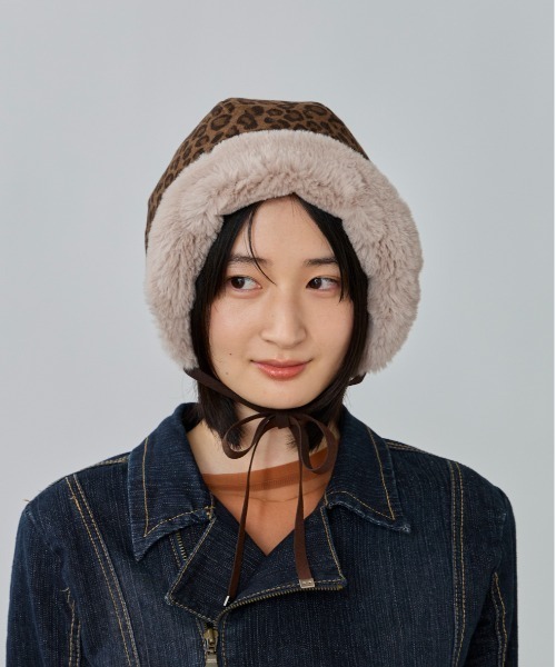 OVERRIDE(オーバーライド)の「OVERRIDE CORD PATTERN BONNET SGP / オーバーライド(ハット・レディース・ベージュ/ネイビー/ブラック・M/57.5cm)」の12枚目の写真