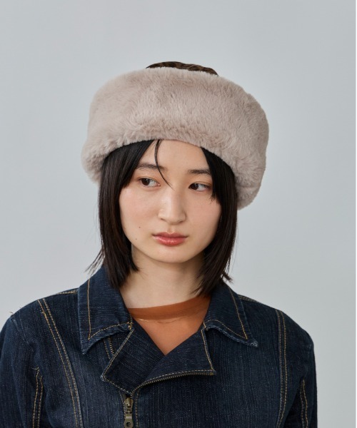 OVERRIDE(オーバーライド)の「OVERRIDE CORD PATTERN BONNET SGP / オーバーライド(ハット・レディース・ベージュ/ネイビー/ブラック・M/57.5cm)」の14枚目の写真