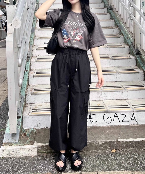 INGNI（イング）の「サイドスリットカーゴパンツ／Ａ（カーゴパンツ・レディース・グレー/カーキ/ブラック/アイボリー・FREE）」の15枚目の写真