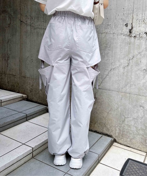 INGNI（イング）の「サイドスリットカーゴパンツ／Ａ（カーゴパンツ・レディース・グレー/カーキ/ブラック/アイボリー・FREE）」の20枚目の写真