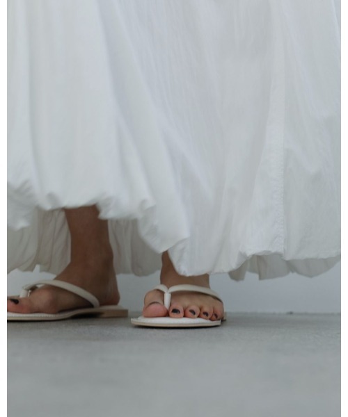 anuke（アンヌーク）の「anuke Volume Balloon Skirt 62510806（スカート・レディース・ホワイト/ブラック・36/38）」の6枚目の写真