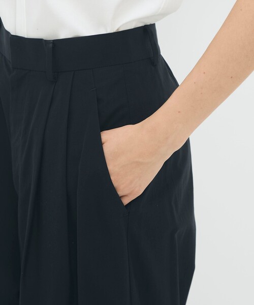 caban（キャバン）の「シャトルポプリン 2タックワイドパンツ（その他パンツ・レディース・ネイビー/チャコールグレー/ピンク・XS/S）」の10枚目の写真