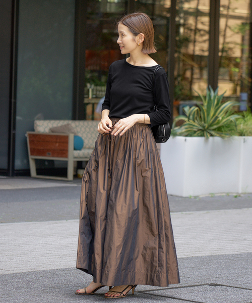 IENA（イエナ）の「《追加》＆MyuQ/アンドミューク KAKU ショルダーバッグ（ショルダーバッグ・レディース・ブラック/ベージュ・FREE）」の6枚目の写真