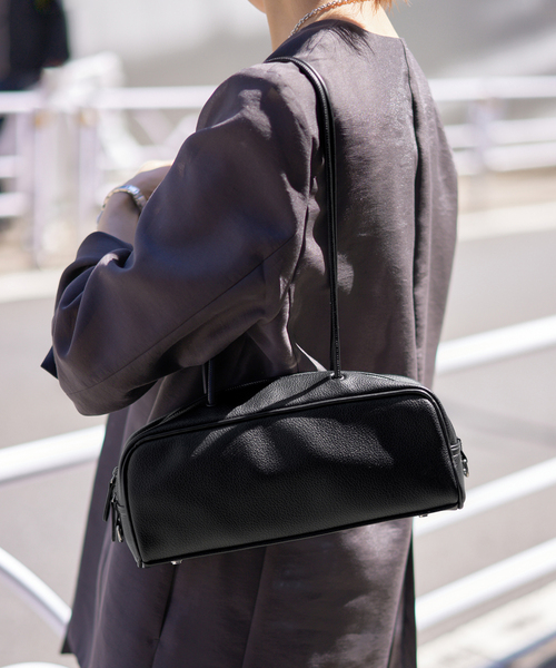 IENA（イエナ）の「《追加》＆MyuQ/アンドミューク KAKU ショルダーバッグ（ショルダーバッグ・レディース・ブラック/ベージュ・FREE）」の10枚目の写真