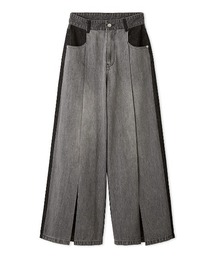 FRAY I.D（フレイ アイディー） ワイドデニムパンツ ハイウエストワイドデニムパンツ(ロングパンツ)｜パンツ｜FRAY