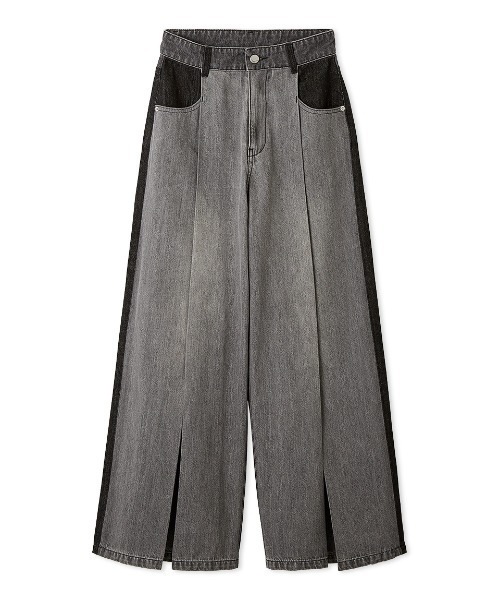 ボックスタックワイドデニムパンツ（デニムパンツ）｜FRAY I.D