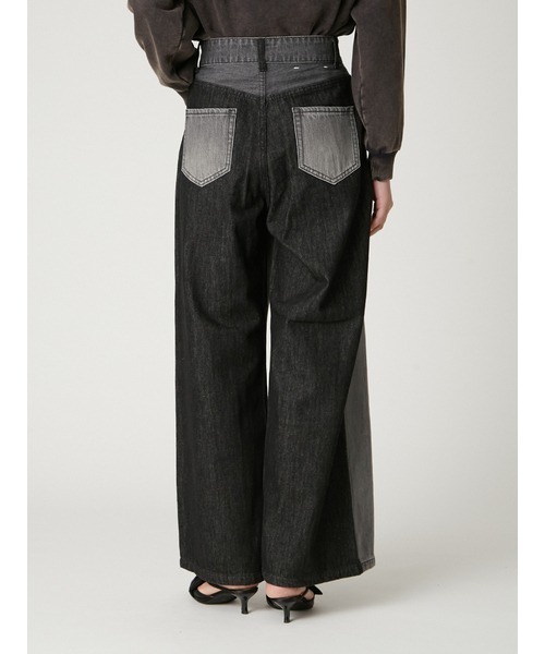 ボックスタックワイドデニムパンツ（デニムパンツ）｜FRAY I.D（フレイ