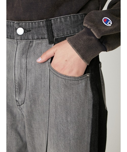 ボックスタックワイドデニムパンツ（デニムパンツ）｜FRAY I.D（フレイ