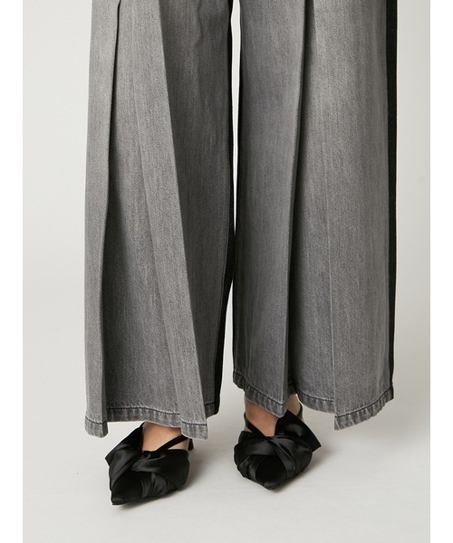 ボックスタックワイドデニムパンツ（デニムパンツ）｜FRAY I.D（フレイ