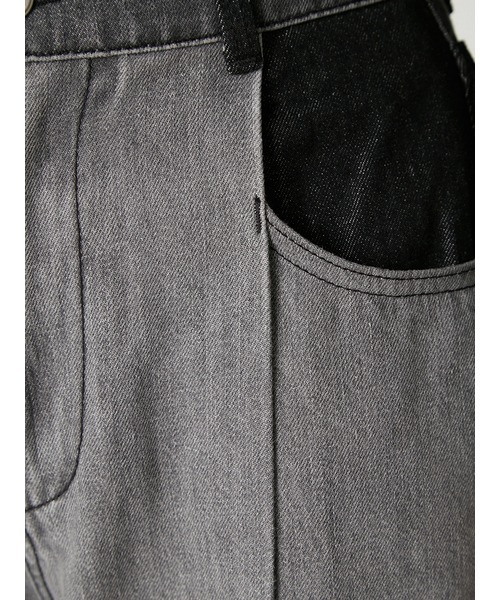 ボックスタックワイドデニムパンツ（デニムパンツ）｜FRAY I.D（フレイ