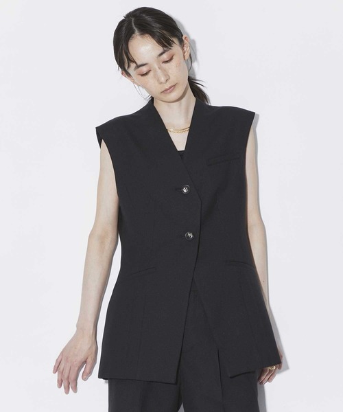 アキラナカ AKIRANAKA/アキラナカ】EX.V Neck Gilet/別注Vネックジレベスト