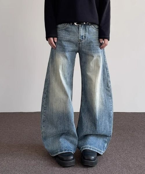 REBALANCE(リバランス)の「ワイドデニムパンツ(デニムパンツ・メンズ・A・LARGE/X-LARGE/MEDIUM)」の7枚目の写真