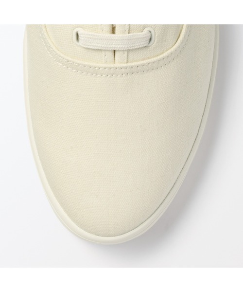 無印良品（ムジルシリョウヒン）の「紳士　柔らかい中敷を使用した　撥水キャンバススニーカー（スニーカー・メンズ・ブラック/チャコールグレー/オフホワイト/キャメル・26.0cm/27.5cm/26.5cm/25.5cm/27.0cm）」の11枚目の写真