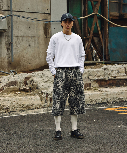 NULL（ヌル）の「NULL TOKYO / ヌル トウキョウ 別注 バギー スリー クォーター レオパード（その他パンツ・メンズ・ブラック/ブラウン・MEDIUM/LARGE）」の3枚目の写真