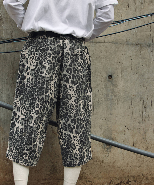 NULL（ヌル）の「NULL TOKYO / ヌル トウキョウ 別注 バギー スリー クォーター レオパード（その他パンツ・メンズ・ブラック/ブラウン・MEDIUM/LARGE）」の6枚目の写真