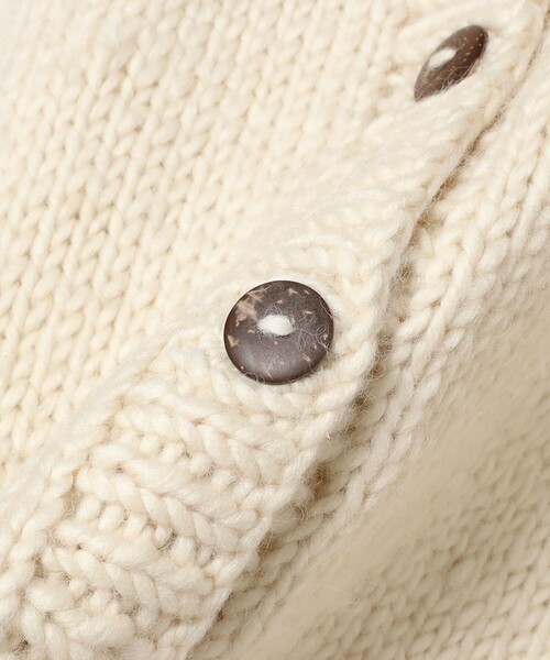 B:MING by BEAMS（ビーミングバイビームス）の「【別注】NEPALHANDKNIT / カラーベスト（ベスト・レディース・ホワイト系その他5/チャコールグレー・ONE SIZE）」の13枚目の写真