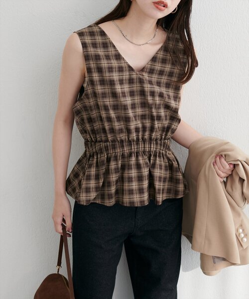 natural couture（ナチュラルクチュール）の「【WEB限定】２WAYカシュクールビスチェ（シャツ/ブラウス・レディース・その他4/その他3/その他2/その他1・FREE）」の3枚目の写真