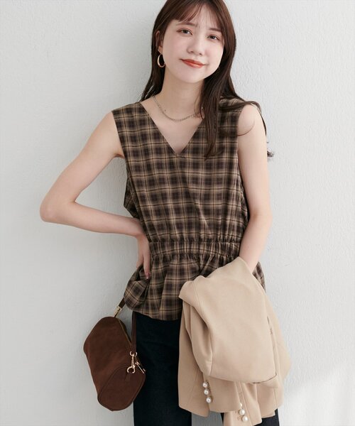 natural couture（ナチュラルクチュール）の「【WEB限定】２WAYカシュクールビスチェ（シャツ/ブラウス・レディース・その他4/その他3/その他2/その他1・FREE）」の10枚目の写真