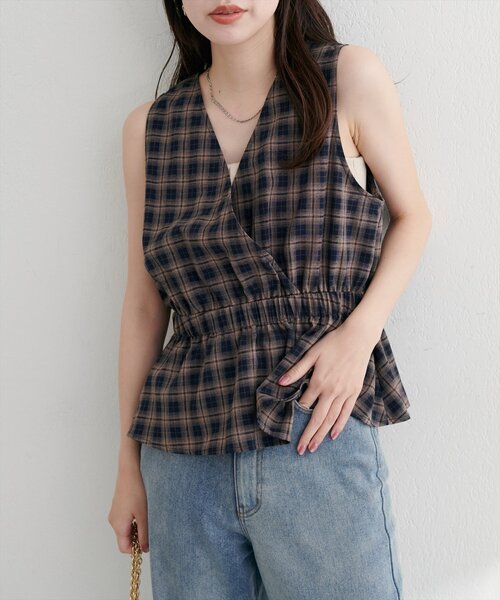 natural couture（ナチュラルクチュール）の「【WEB限定】２WAYカシュクールビスチェ（シャツ/ブラウス・レディース・その他4/その他3/その他2/その他1・FREE）」の16枚目の写真