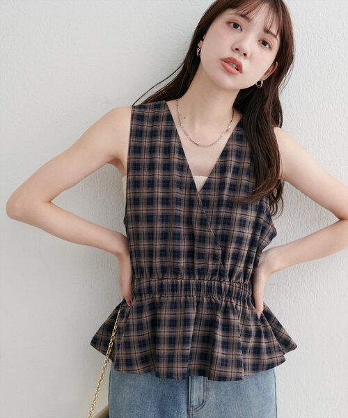 natural couture（ナチュラルクチュール）の「【WEB限定】２WAYカシュクールビスチェ（シャツ/ブラウス・レディース・その他4/その他3/その他2/その他1・FREE）」の18枚目の写真