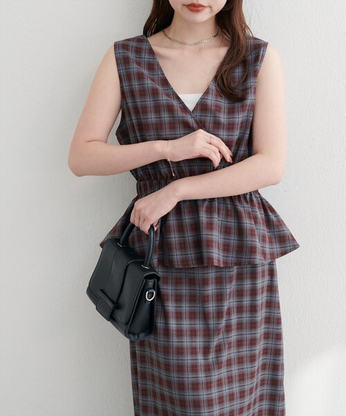 natural couture（ナチュラルクチュール）の「【WEB限定】２WAYカシュクールビスチェ（シャツ/ブラウス・レディース・その他4/その他3/その他2/その他1・FREE）」の2枚目の写真