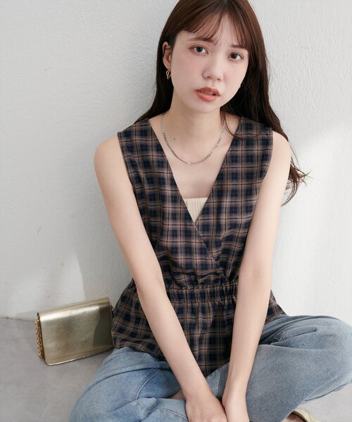 natural couture（ナチュラルクチュール）の「【WEB限定】２WAYカシュクールビスチェ（シャツ/ブラウス・レディース・その他4/その他3/その他2/その他1・FREE）」の6枚目の写真