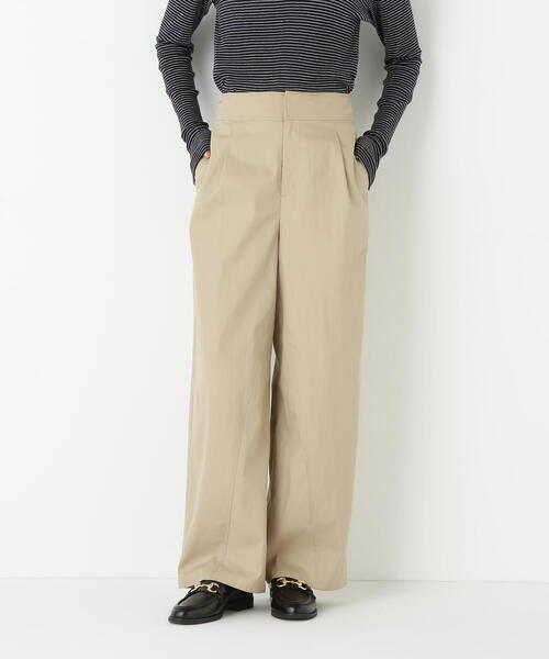 human woman(ヒューマンウーマン)の「◆コットンナイロンツイルパンツ(その他パンツ・レディース・ベージュ/ブラウン・SMALL/MEDIUM)」の16枚目の写真