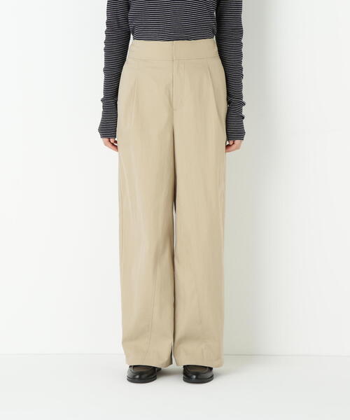 human woman(ヒューマンウーマン)の「◆コットンナイロンツイルパンツ(その他パンツ・レディース・ベージュ/ブラウン・SMALL/MEDIUM)」の8枚目の写真