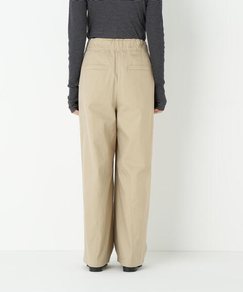 human woman(ヒューマンウーマン)の「◆コットンナイロンツイルパンツ(その他パンツ・レディース・ベージュ/ブラウン・SMALL/MEDIUM)」の6枚目の写真