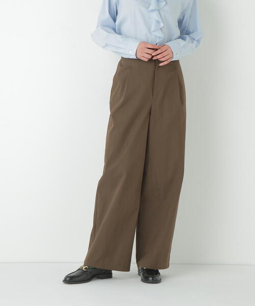 human woman(ヒューマンウーマン)の「◆コットンナイロンツイルパンツ(その他パンツ・レディース・ベージュ/ブラウン・SMALL/MEDIUM)」の13枚目の写真