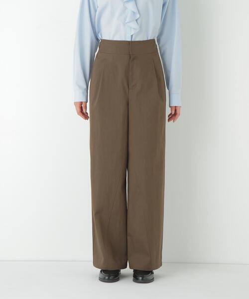 human woman(ヒューマンウーマン)の「◆コットンナイロンツイルパンツ(その他パンツ・レディース・ベージュ/ブラウン・SMALL/MEDIUM)」の3枚目の写真