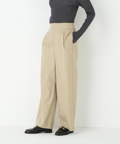 human woman(ヒューマンウーマン)の「◆コットンナイロンツイルパンツ(その他パンツ・レディース・ベージュ/ブラウン・SMALL/MEDIUM)」の21枚目の写真