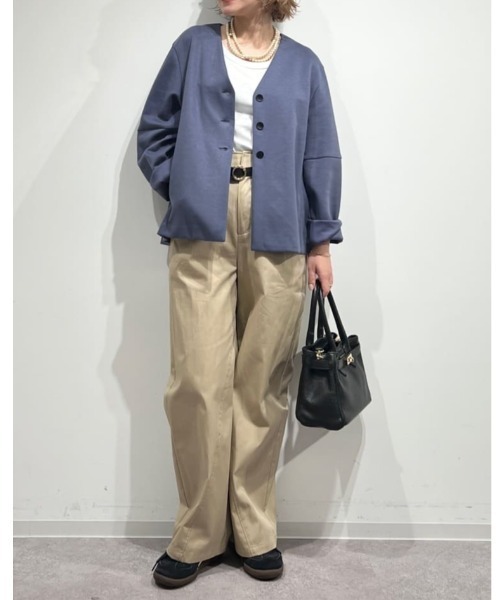 human woman(ヒューマンウーマン)の「◆コットンナイロンツイルパンツ(その他パンツ・レディース・ベージュ/ブラウン・SMALL/MEDIUM)」の22枚目の写真