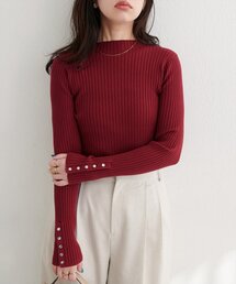 チュール」に該当するトップス（レッド/赤色系）ファッション