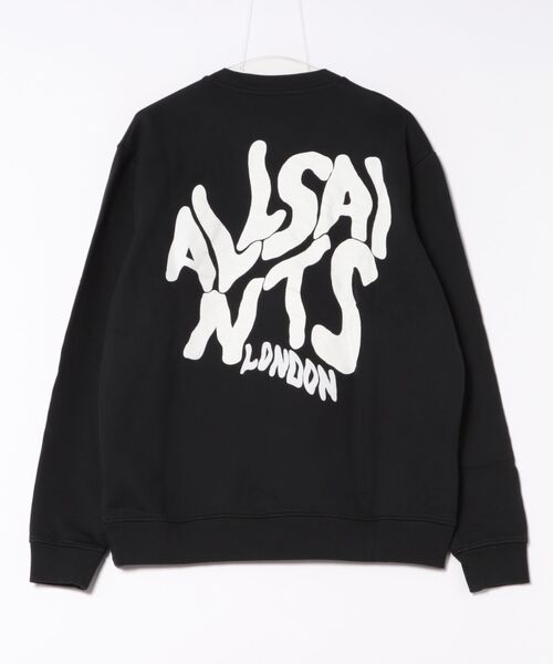 ALLSAINTS(オールセインツ)の「ORLANDO OVERSIZED CREW NECK SWEATSHIRT | ORLANDO オーバーサイズ クルー ネック スウェットシャツ(スウェット・メンズ・ブラック・S/M/XS/L)」の8枚目の写真