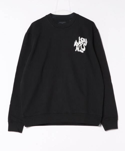 ALLSAINTS(オールセインツ)の「ORLANDO OVERSIZED CREW NECK SWEATSHIRT | ORLANDO オーバーサイズ クルー ネック スウェットシャツ(スウェット・メンズ・ブラック・S/M/XS/L)」の7枚目の写真