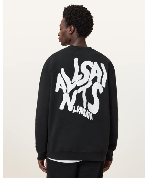 ALLSAINTS(オールセインツ)の「ORLANDO OVERSIZED CREW NECK SWEATSHIRT | ORLANDO オーバーサイズ クルー ネック スウェットシャツ(スウェット・メンズ・ブラック・S/M/XS/L)」の6枚目の写真