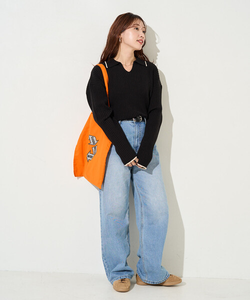 今だけお値下げ中　yori マリンドットパフポロニット マリンドットパフポロニット | all item| yori