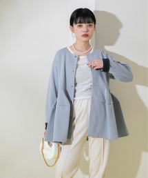 【新品未使用、タグ付き】エイミーロウ　ノーカラージャケット ブランド古着】ノーカラージャケット（ノーカラージャケット