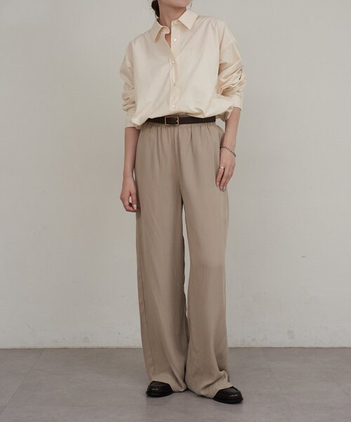 russet(ラシット)の「【再値下げ】コットンレギュラーシャツ(シャツ/ブラウス・レディース・オフホワイト/サックスブルー・FREE)」の12枚目の写真