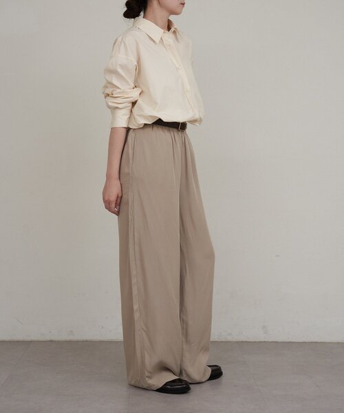 russet(ラシット)の「【再値下げ】コットンレギュラーシャツ(シャツ/ブラウス・レディース・オフホワイト/サックスブルー・FREE)」の13枚目の写真