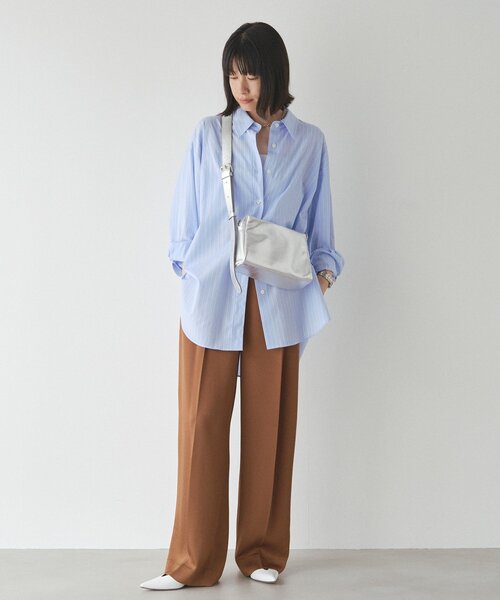 russet(ラシット)の「【再値下げ】コットンレギュラーシャツ(シャツ/ブラウス・レディース・オフホワイト/サックスブルー・FREE)」の17枚目の写真