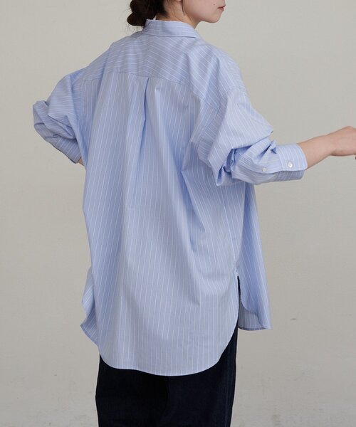 russet(ラシット)の「【再値下げ】コットンレギュラーシャツ(シャツ/ブラウス・レディース・オフホワイト/サックスブルー・FREE)」の20枚目の写真