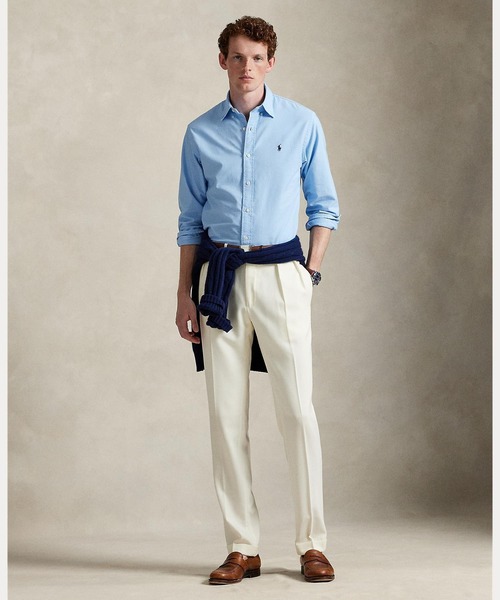 POLO RALPH LAUREN(ポロ ラルフ ローレン)の「クラシック フィット ガーメントダイド オックスフォード シャツ(シャツ/ブラウス・メンズ・ブルー・S/M/L/XL/XS/XXL)」の3枚目の写真